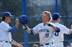 Baseball vs Suffolk  Wheaton College Baseball vs Suffolk University. - (Photo by Keith Nordstrom) : Wheaton, baseball